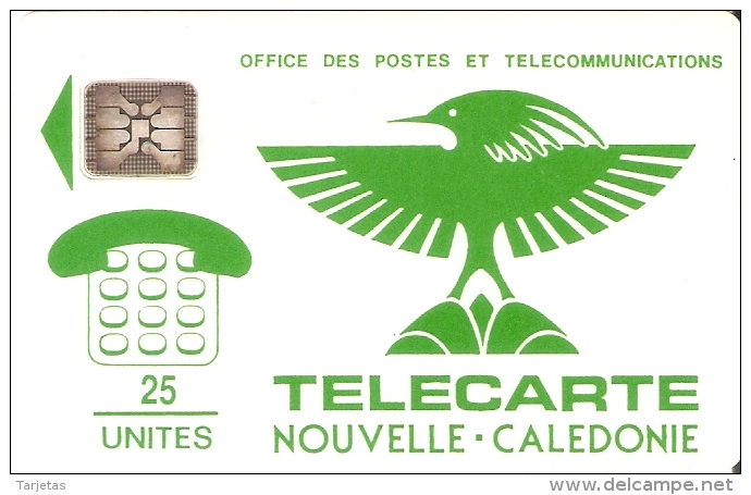 TARJETA DE NUEVA CALEDONIA DE 25 UNITES CHIP SC4 (LOGO) - New Caledonia