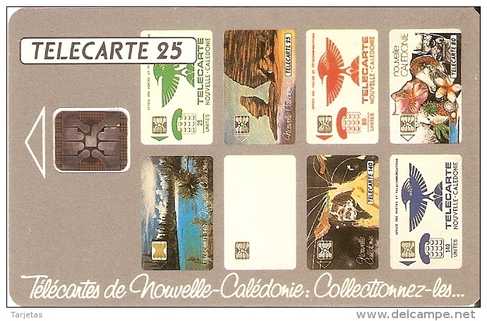 TARJETA DE NUEVA CALEDONIA DE 25 UNITES DE TELECARTES  TIRADA 75000 DEL 11/93 - Nuova Caledonia