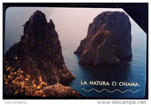 SCHEDA TELEFONICA TELECOM USATA - LA NATURA CI CHIAMA - I FARAGLIONI DI CAPRI - EURO 2,50 - SCADENZA 31/12/04 - Pubbliche Tematiche