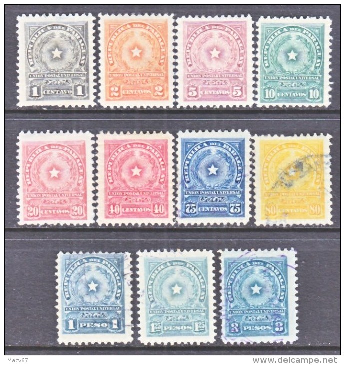 PARAGUAY  209-19   *    (o)   19013  Issue  ARMS - Paraguay