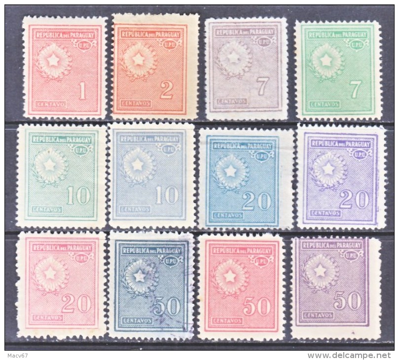 PARAGUAY  269 +   *  (o)  1927-38  Issue - Paraguay