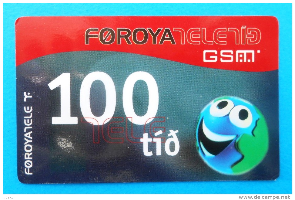 FOROYATELE - 100  ( Faroe Islands Prepaid Card ) GSM Remote Prepayee Carte - Féroé (Iles)