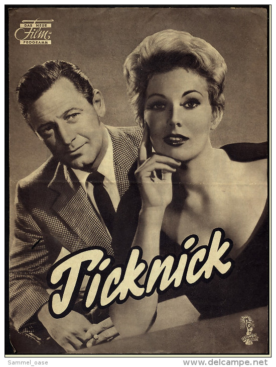 Das Neue Film-Programm Von Ca. 1950  -  "Picknick"  -  Mit William Holden , Betty Field - Zeitschriften