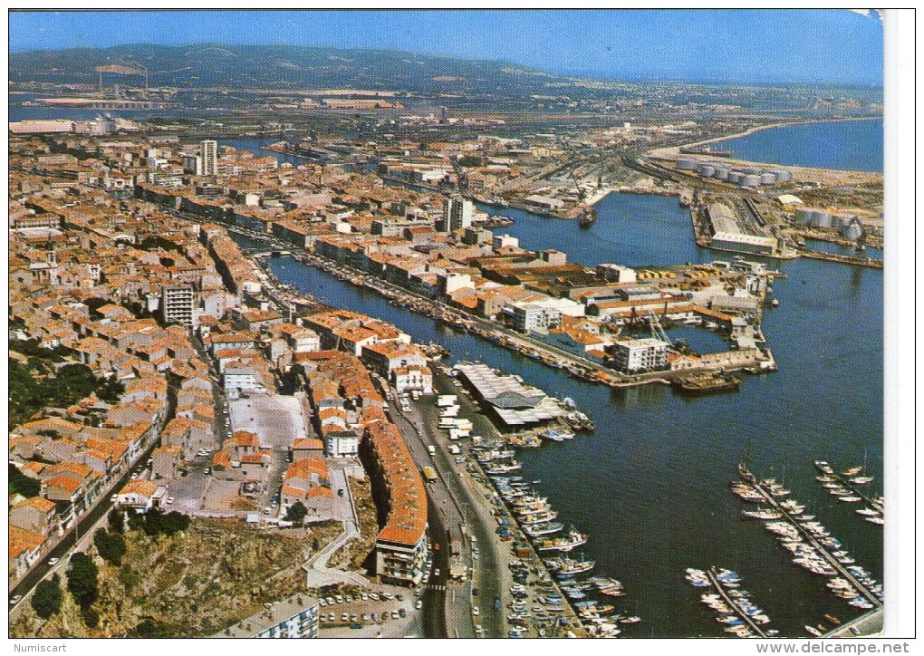 Sète.. Belle Vue Aérienne.. Les Ports.. La Criée - Sete (Cette)