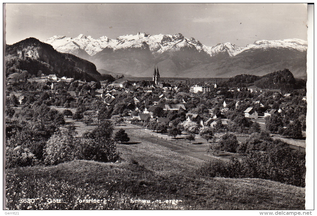 A 6840 GÖTZIS, Panorama - Götzis