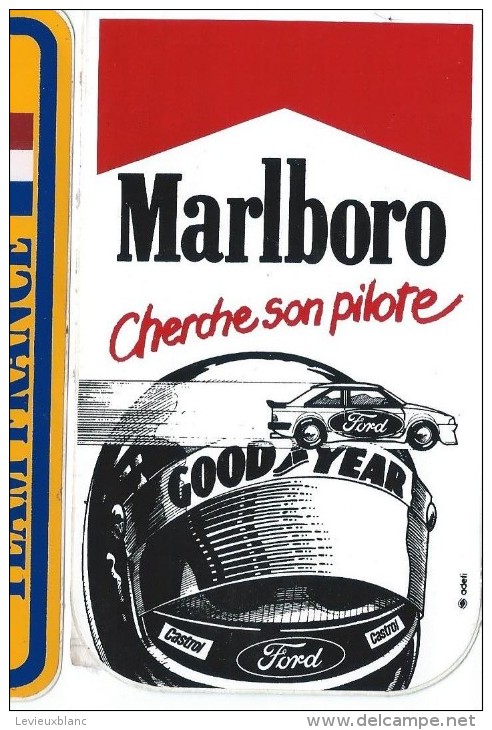 Cigarettes/Marlboro/Ford Cherche Son Pilote / 1983     ACOL64 - Aufkleber