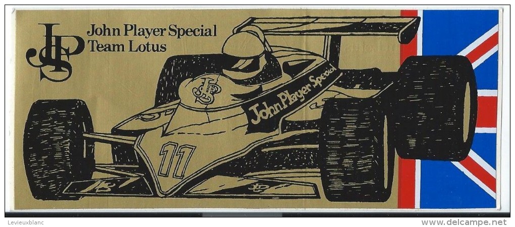 Cigarettes/John Player Special/Team LOTUS/  Vers 1980    ACOL67 - Stickers