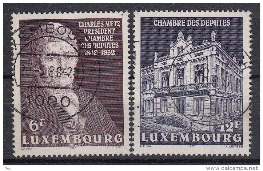 LUXEMBURG - Michel - 1987 - Nr 1183/84 - Gest/Obl/Us - Gebraucht