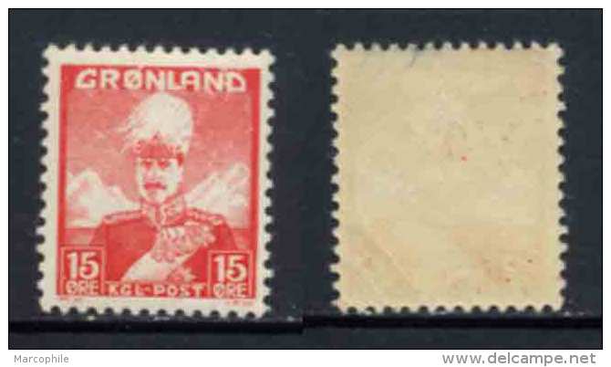 DANEMARK - GROENLAND - GREENLAND  / 1938-1946  TIMBRE POSTE # 5 */**  (ref T1114) - Ungebraucht