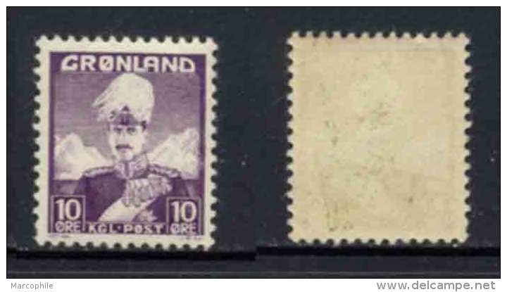 DANEMARK - GROENLAND - GREENLAND  / 1938-1946  TIMBRE POSTE # 4 */**  (ref T1113) - Unused Stamps