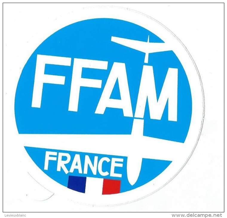 Aéromodélisme /Fédération Française / FFAM/France /  Vers 1985     ACOL72 - Aufkleber