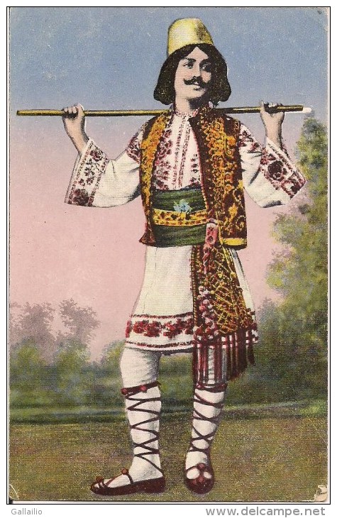 ROUMANIE PORT NATIONAL ROMAN RUMANISCHE VOLKSTRACHT COSTUME TRADITIONEL - Romania