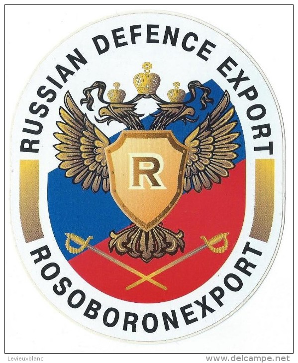 Russie/Russian Defence Export/ Rosoboronexport/  / Vers 1985     ACOL75 - Adesivi