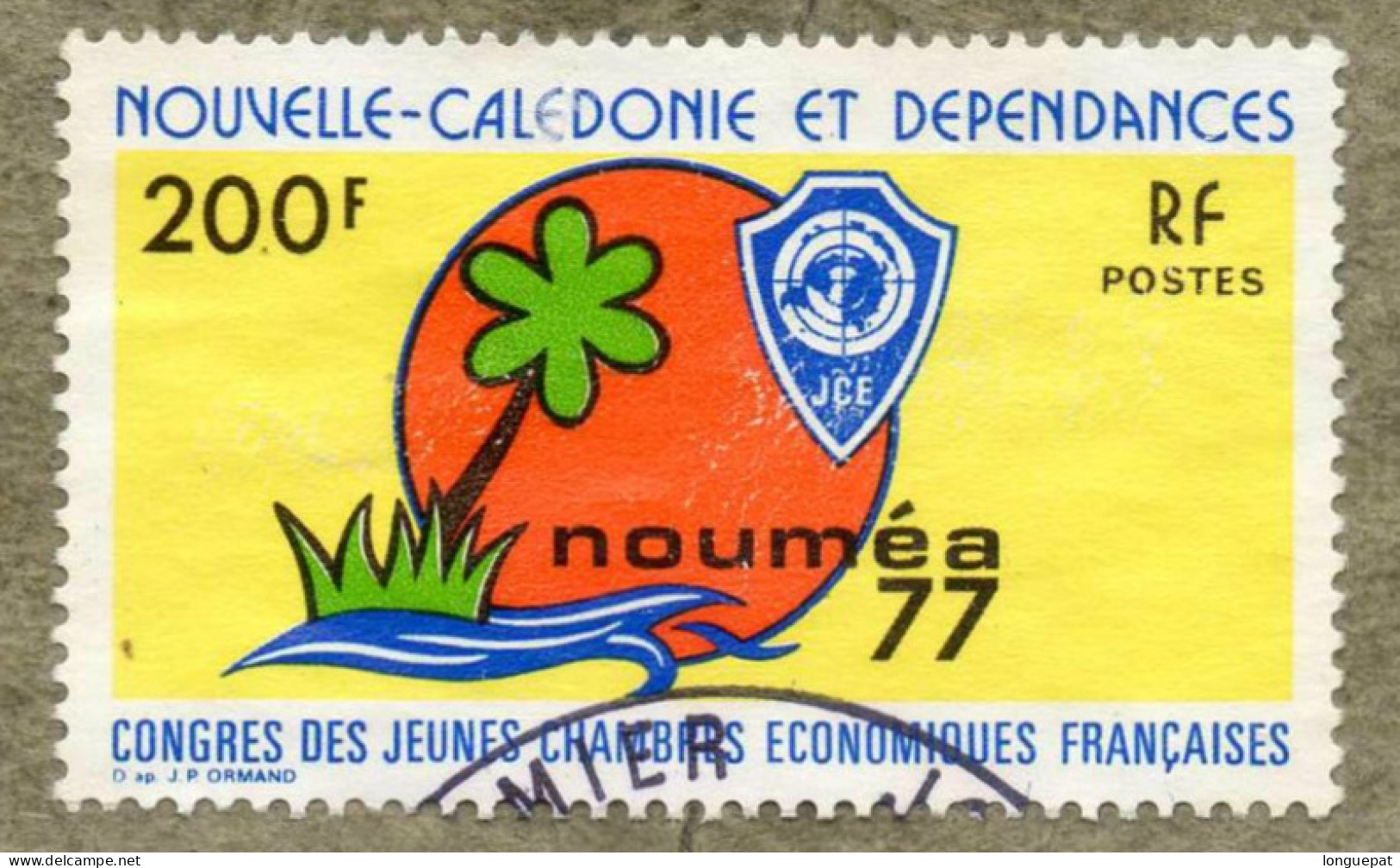 NOUVELLE-CALEDONIE : Congrès Des Jeunes Chambres Economiques Françaises - - Used Stamps