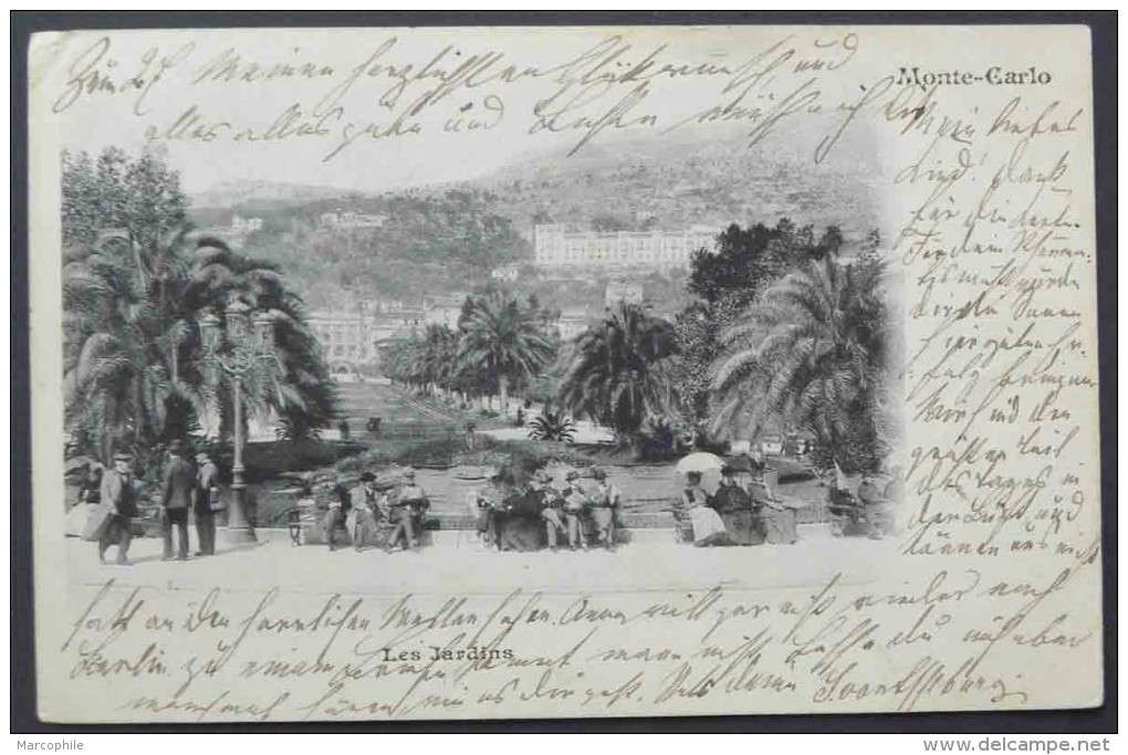 MONACO / 1904 CARTE POSTALE ILLUSTREE POUR L ALLEMAGNE (ref 1368) - Cartas & Documentos