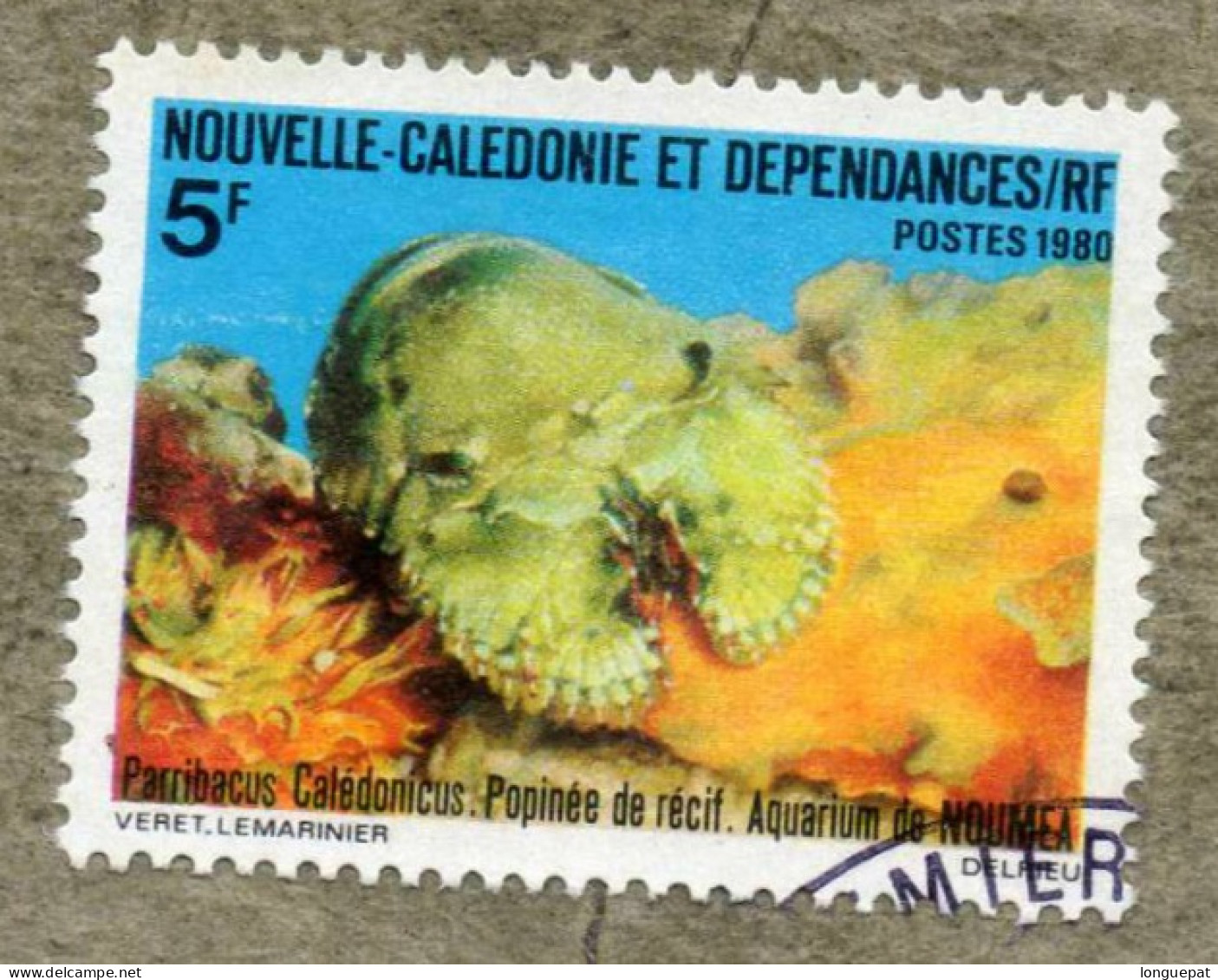 NOUVELLE-CALEDONIE : Faune Marine :Popinée De Récif  (cigale De Mer) - Aquarium De Nouméa - - Gebraucht