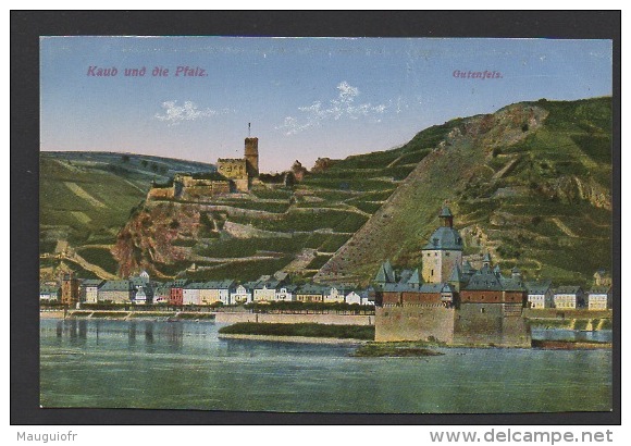 DF / ALLEMAGNE / KAUB UND DIE PFALZ / KAUB ET LE CHÂTEAU DE PFALZGRAFENSTEIN - Kaub