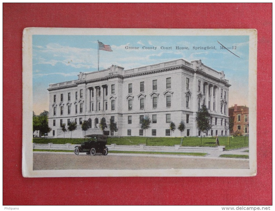 Springfield – Missouri  Greene County Court House       Ref 1537 - Springfield – Missouri
