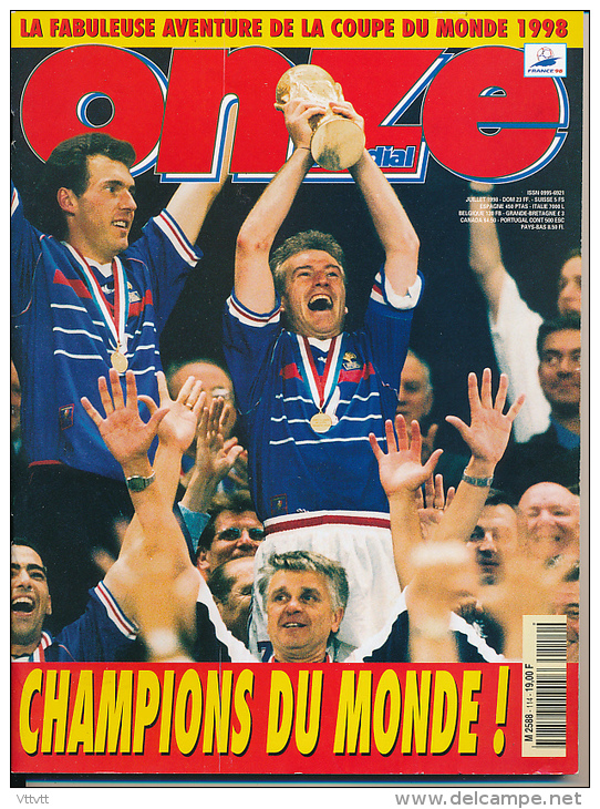 Football, ONZE MONDIAL, N° 114 (1998) : Numéro Special Coupe Du Monde 1998, France, Stade De France... - Altri & Non Classificati