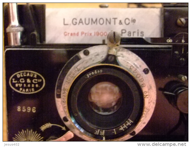 APPAREIL PHOTO ANTIQUE - CAMARA FOTOGRAFICA - MAQUINA DE FOTOS ESTEREOSCOPICA - LEON GAUMONT& CIA PARIS - Fotoapparate