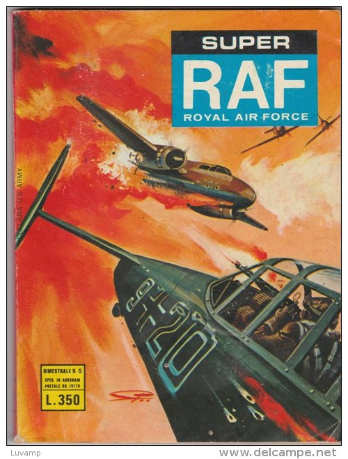 SUPER RAF - BIMESTRALE EDIZIONE BIANCONI N. 5 (CART 38) - Guerre 1939-45