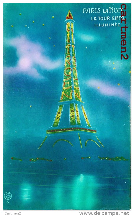 LA TOUR-EIFFEL ILLUMINE PAR CITROËN EXPOSTION DES ARTS DECORATIFS 75 - Tour Eiffel