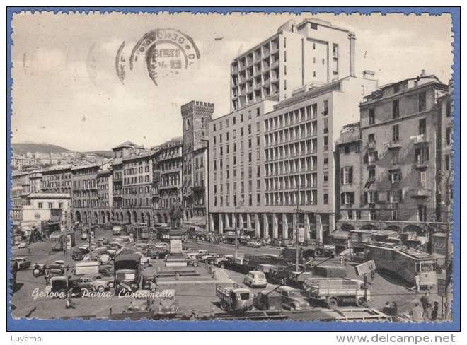 GENOVA  - F/G  B/N Cartonata -Piazza Caricamento   (20809) - Genova