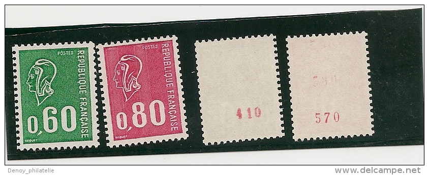 N° 1815a Et 1816b Cote 50 Prix  10 (uniquement Deux Timbres) - Rollen