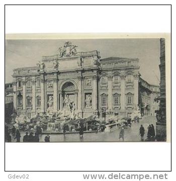 ITLATP1318C-LFTD3134TARTA.TARJETA POSTAL DE ITALIA.1905.Fuente Famosa De ROMA.LA FONTANA DE TREVI - Châteaux D'eau & éoliennes