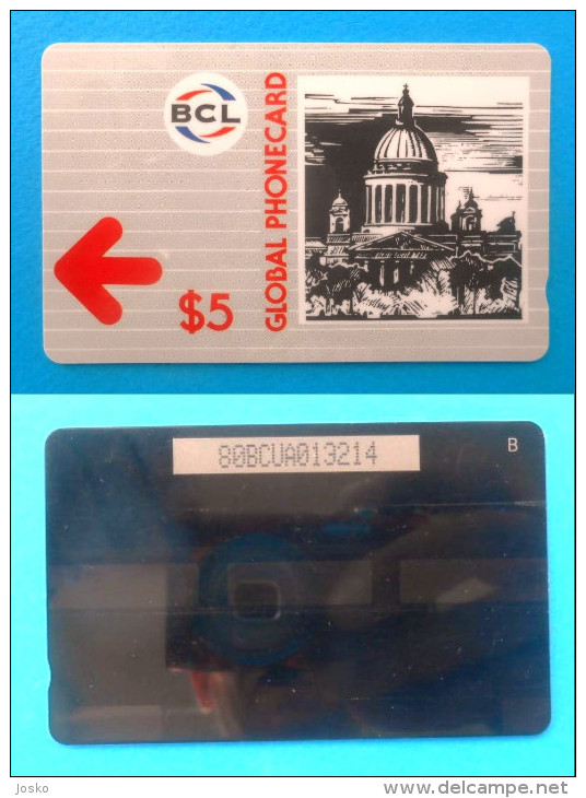 BCL - GLOBAL PHONECARD St. Petersburg ( Russia - Old GPT Magnetic System Card ) * Code 80BCUA * Russie - Russia