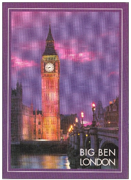 Big Card,Big Ben,London ,L17. - Other & Unclassified