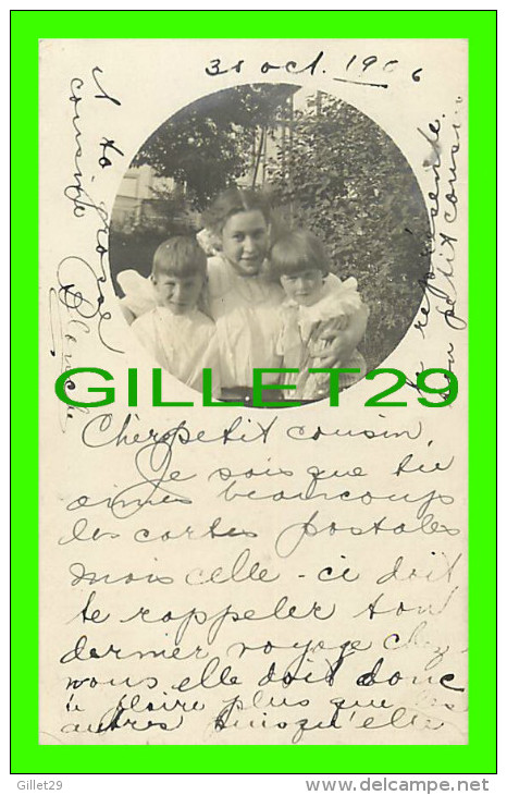 PLESSISVILLE, QUÉBEC - PRIVATE POST CARD - CIRCULÉE EN 1906 - ENDOS NON DIVISÉ - - Trois-Rivières
