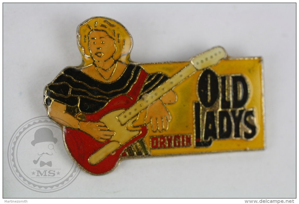 Guitar Girl - Orygin Old Ladys - Pin Badge #PLS - Música