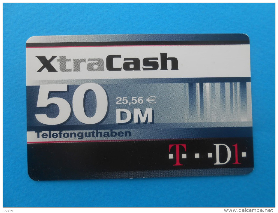 XtraCash T...D1.  50 DM Telefonguthaben ( Germany Prepaid Card ) GSM Remote Prepayee Carte * Deutschland - GSM, Voorafbetaald & Herlaadbare Kaarten