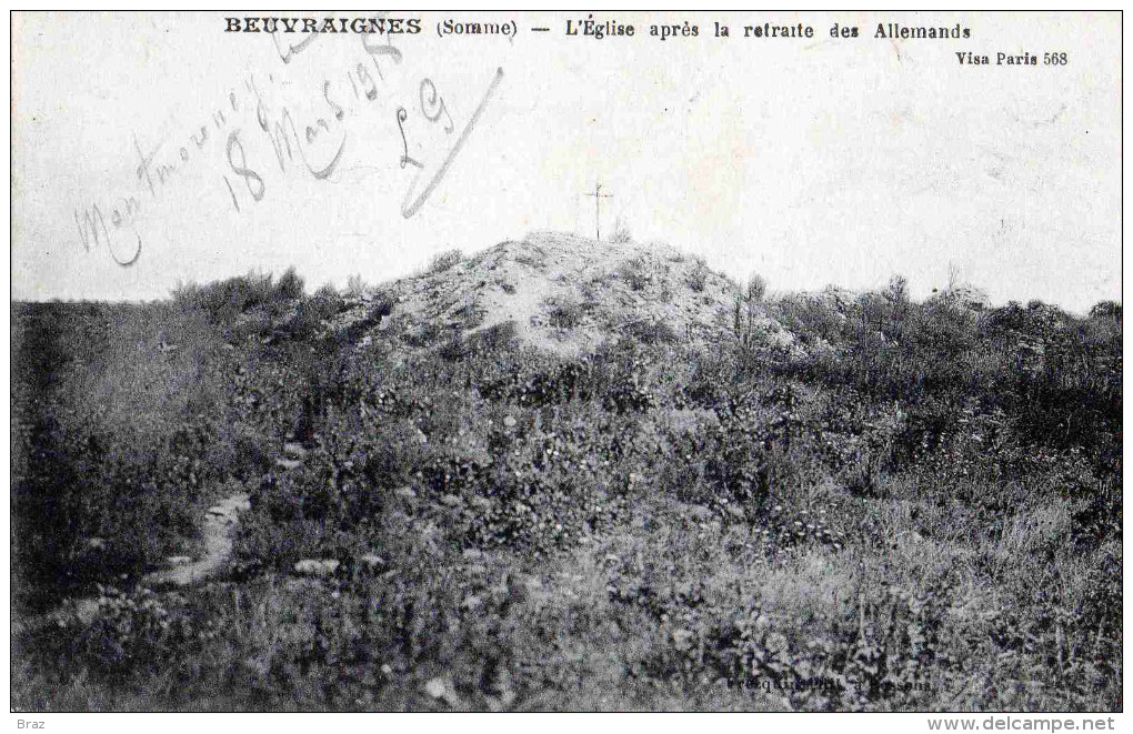 CPA Beuvraignes Guerre 14 18 - Beuvraignes