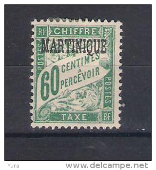 Martinique Y/T    Nr T8* (a7p6) - Segnatasse