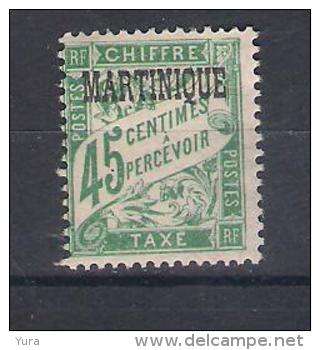 Martinique Y/T   Nr T6* (a7p6) - Timbres-taxe