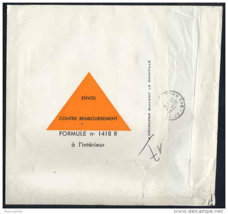 MONACO / 1972 LETTRE RECOMMANDEE & CONTRE REMBOURSEMENT (ref 2939) - Lettres & Documents