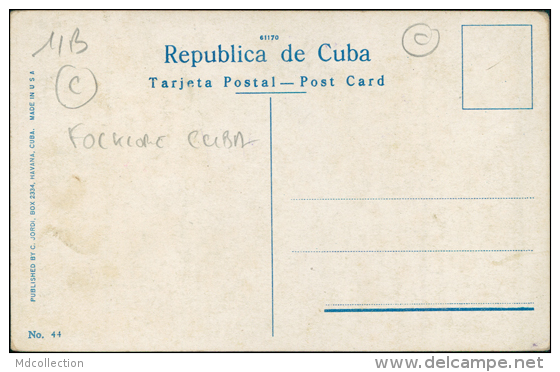 CUBA DIVERS / Vega De Tabaco / CARTE COULEUR GLACEE - Cuba