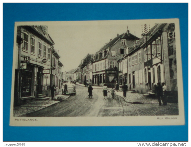 57) Puttelange - Rue Wilson  - Année 1938 - EDIT- Wilhelm - Puttelange
