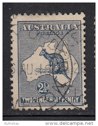 Australia Used Scott #39 2 1/2p Kangaroo And Map - Oblitérés