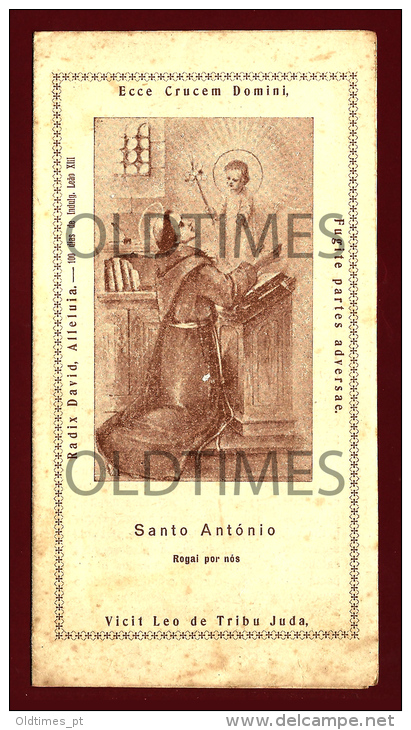 PORTUGAL - PATENTE DE ADMISSAO À PIA UNIAO DE SANTO ANTONIO - 1935 OLD RELIGIOUS PRINT - Religione & Esoterismo