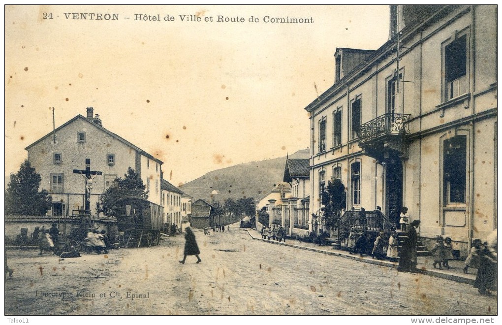 Ventron - Hotel De Ville Et Route De Cornimont - Autres & Non Classés