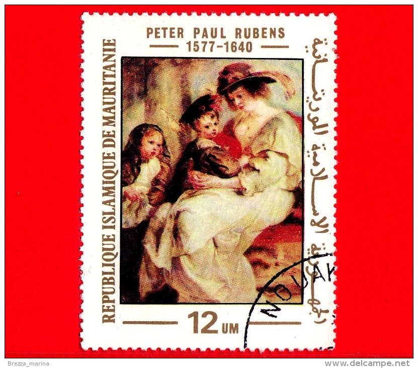 MAURITANIA - Nuovo Obl. - 1977 - Dipinti Di Peter Paul Rubens (1577-1640) - Helen Fourment E I Suoi Figli - 12 - Mauritania (1960-...)