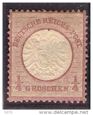 1872 Yvert 13 * 1/4 Groschen Neuf - Ungebraucht