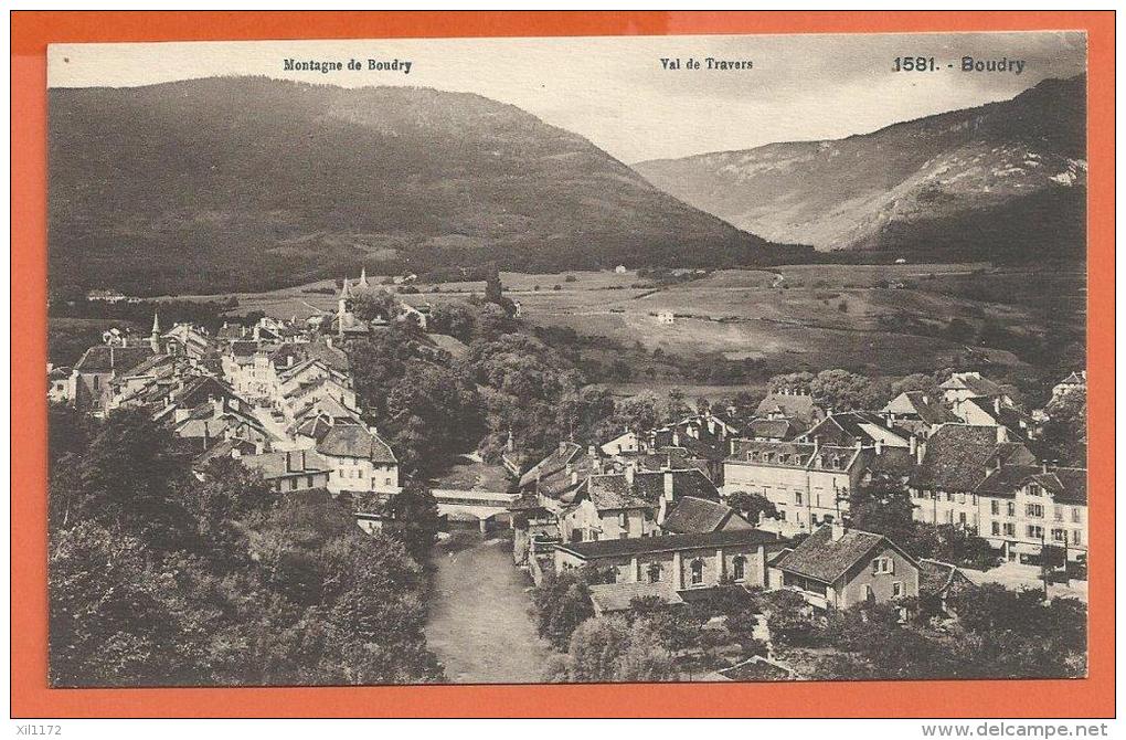 JMI-13  Boudry, Areuse, Val De Travers, Montagne De Boudry.  Circulé Sous Enveloppe, D'un Passage En 1930 Au Lion D'Or. - Boudry
