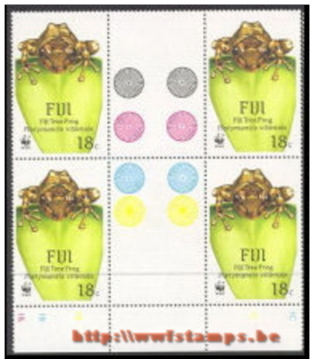 50% DISCOUNT WWF - FIJI - 1988 - Stamp - Official Stamp Set - With Gutter Tab - Altri & Non Classificati