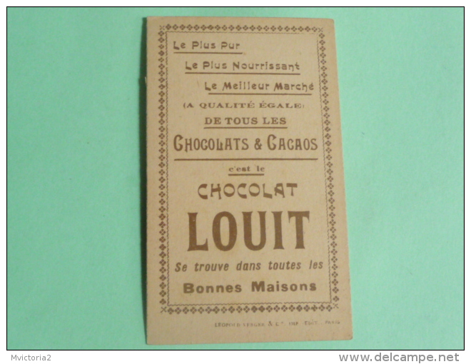 CHROMO, IMAGE, CHOCOLAT LOUIT - Mr BARILLOT, Peintre - Louit