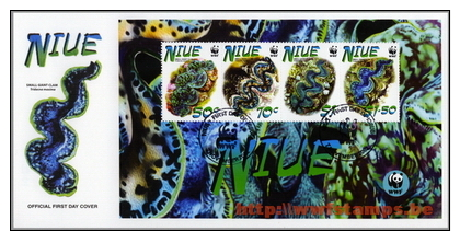 50% DISCOUNT WWF - NIUE - 2002 - Local FDC - 1 LS On 1 FDC - 2 Cancels - Other & Unclassified