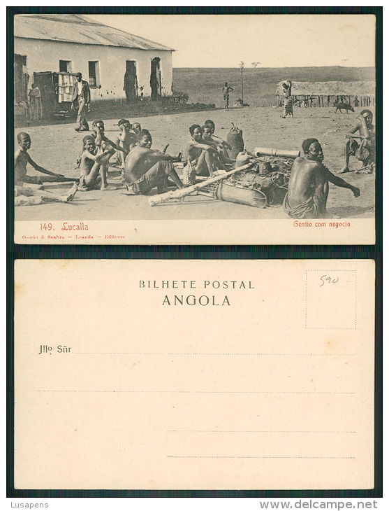 PORTUGAL - ANGOLA [0589] - LUCALLA - GENTIO COM NEGÓCIOS COSTUMES MUITO ANIMADO - Angola